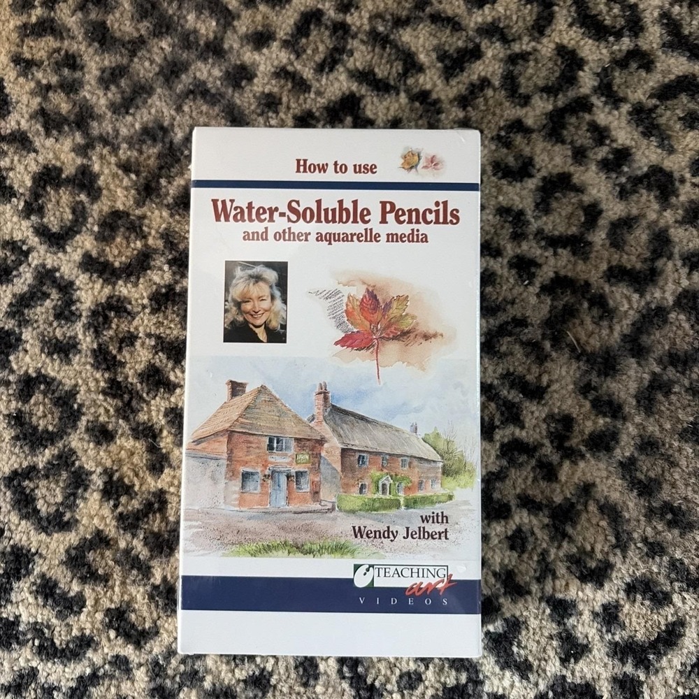 How to Use: Water-Soluble Pencils | Wendy Jelbert | VHS | New SEALED Art Artists